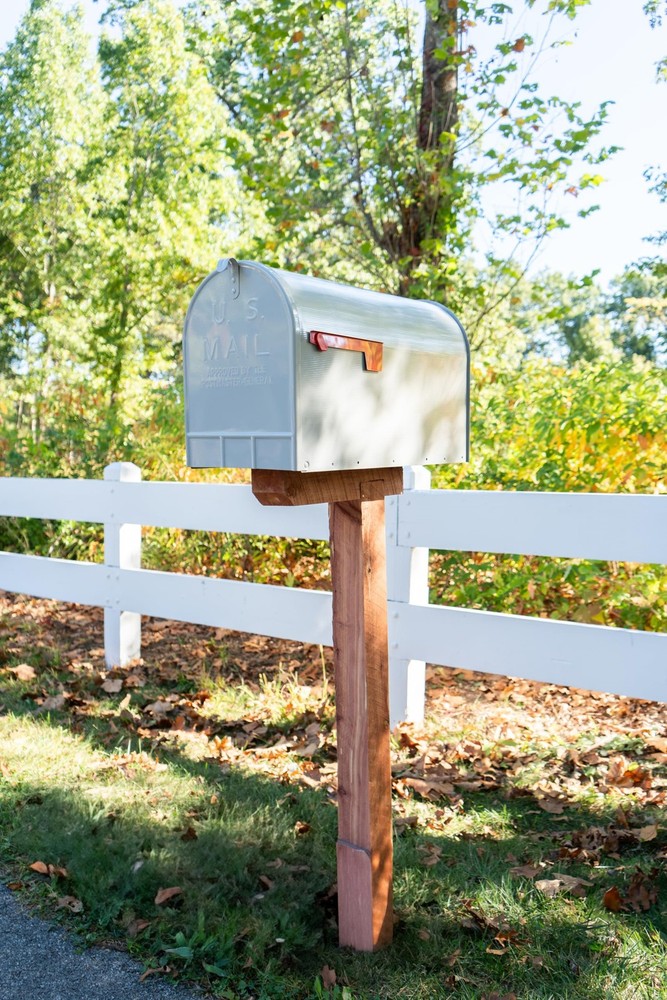 L Mailboxes Dpk000am Drivein Post No Size Aromatic Cedar