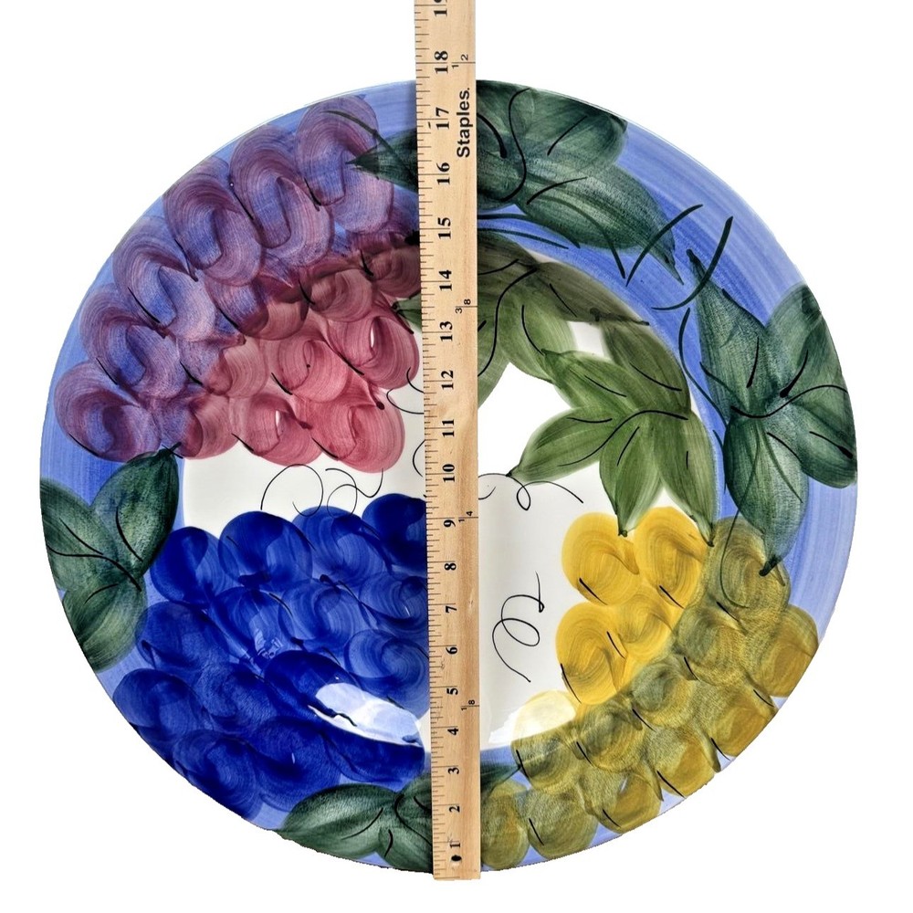 Global Amici Hand Painted Ceramic Serving Platter