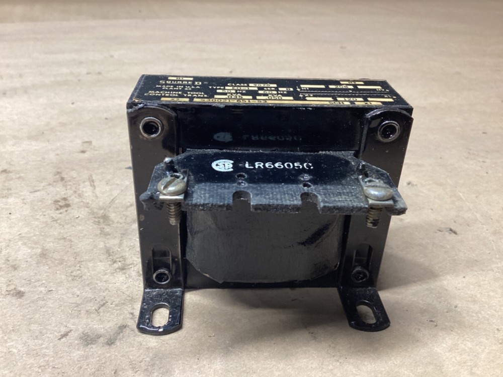 Square D 9070 Machine Tool Control Transformer 9070 Type E0-1  #122G158PR7*CO