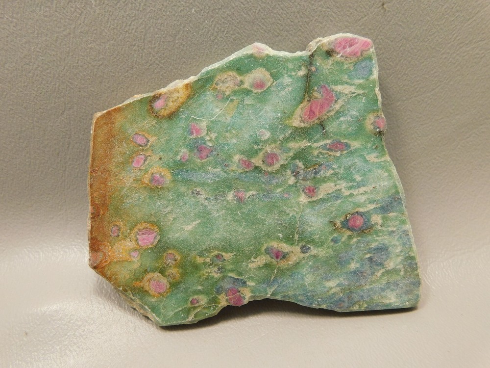 Ruby and Fuchsite Polished Stone Slab Rock #02