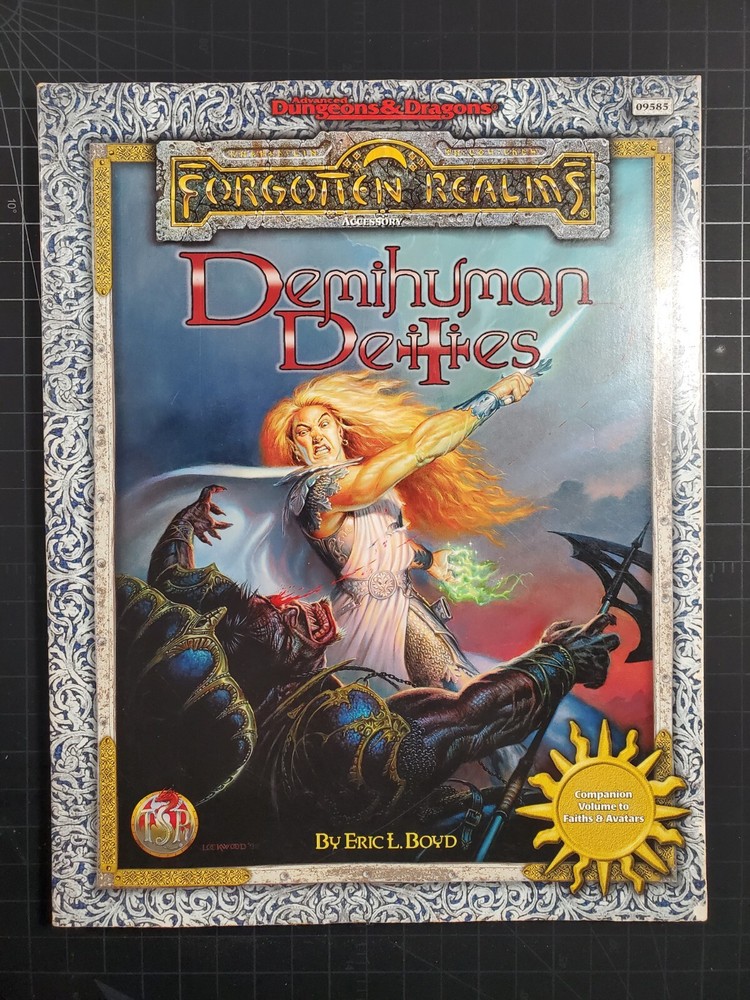 Advanced Dungeons & Dragons AD&D Demihuman Deities Guide 1998