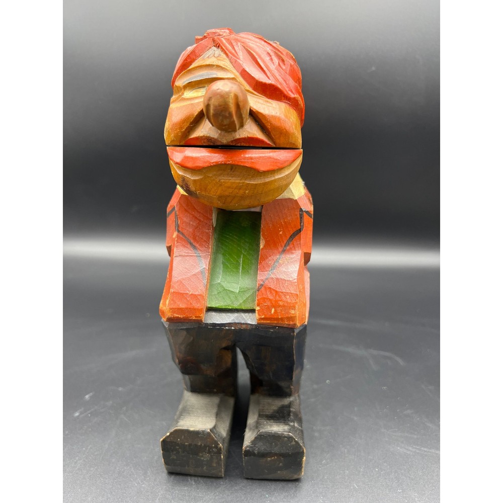 Hand Carved Austrian Nutcracker 1930's Black Forest Carving