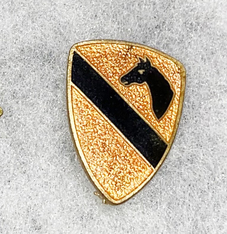WWII 1st Cavalry Division Patch Type DI