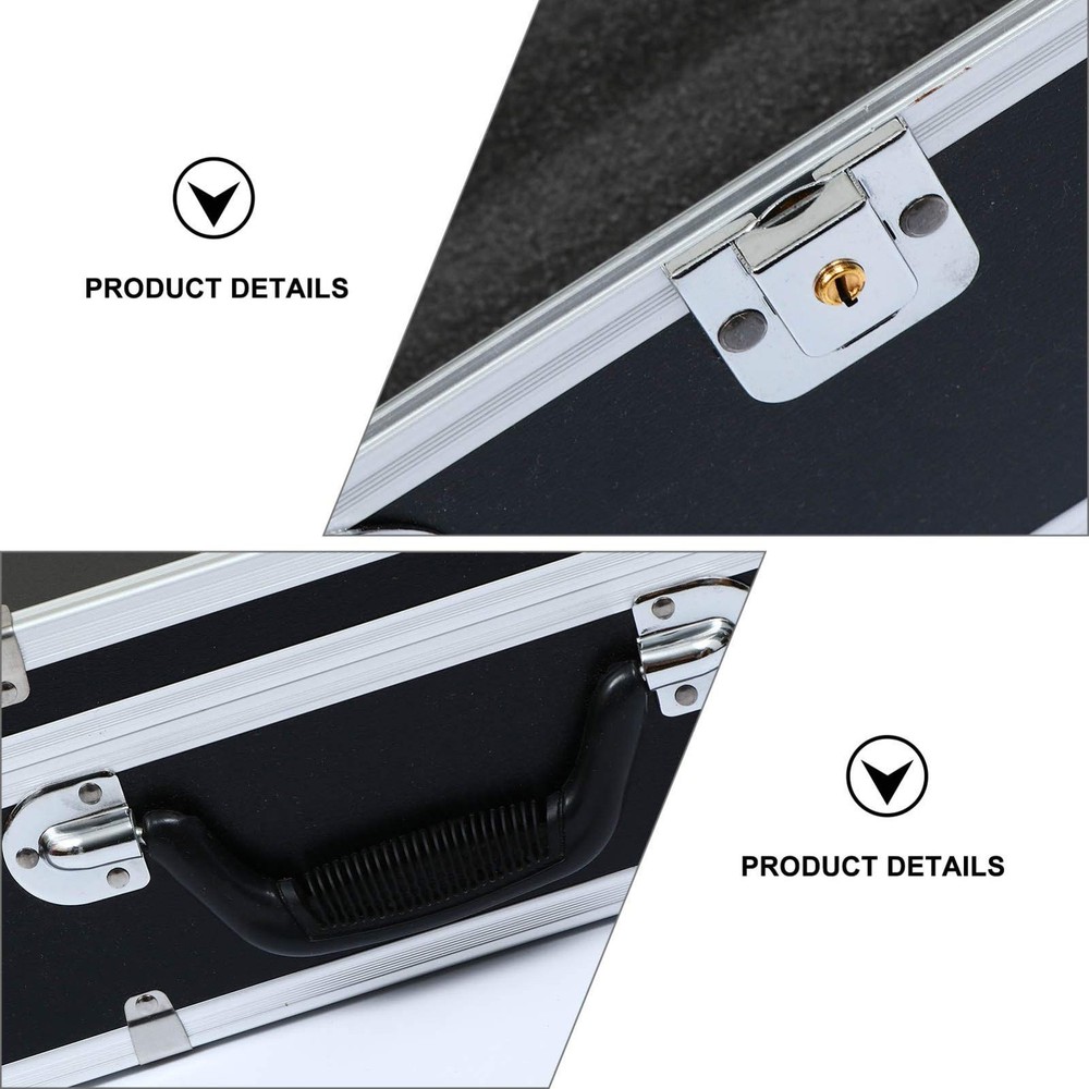 Portable Tool Box Multifunction Hard Storage Case with Foam Inserts 19.68X11....