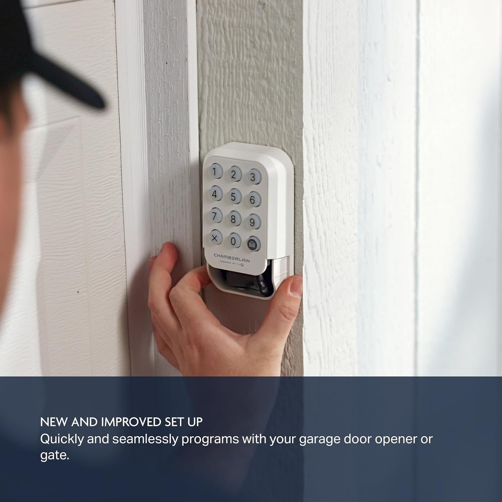 Wireless Garage Door Keypad - Easy Installation