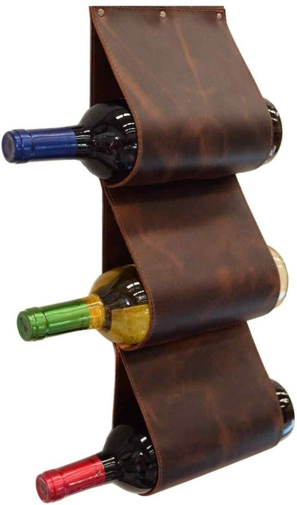 3 Bottle Wall Mounted Wine Rack Space Saving Wine Rack Wine Rack for Unique Wine