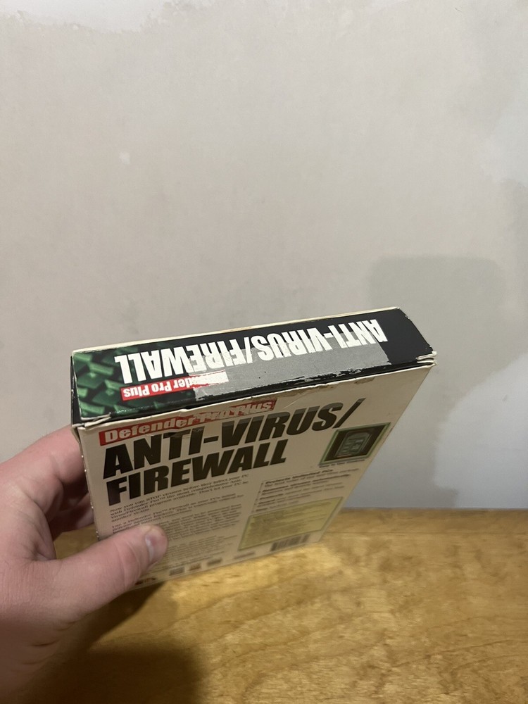 Defender Pro Plus Anti Virus / Firewall PC CD ROM Complete In Small Box