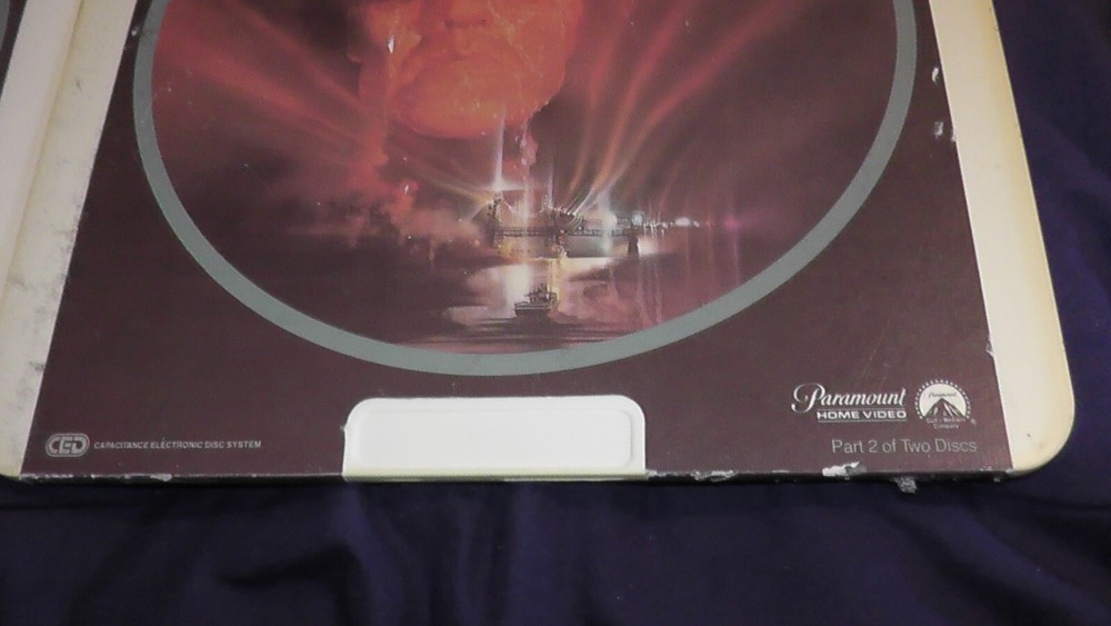 CED 2 VIDEODISCS APOCALYPSE NOW 1982 PARAMOUNT MOVIE CAPACITANCE ELECTRONIC DISC
