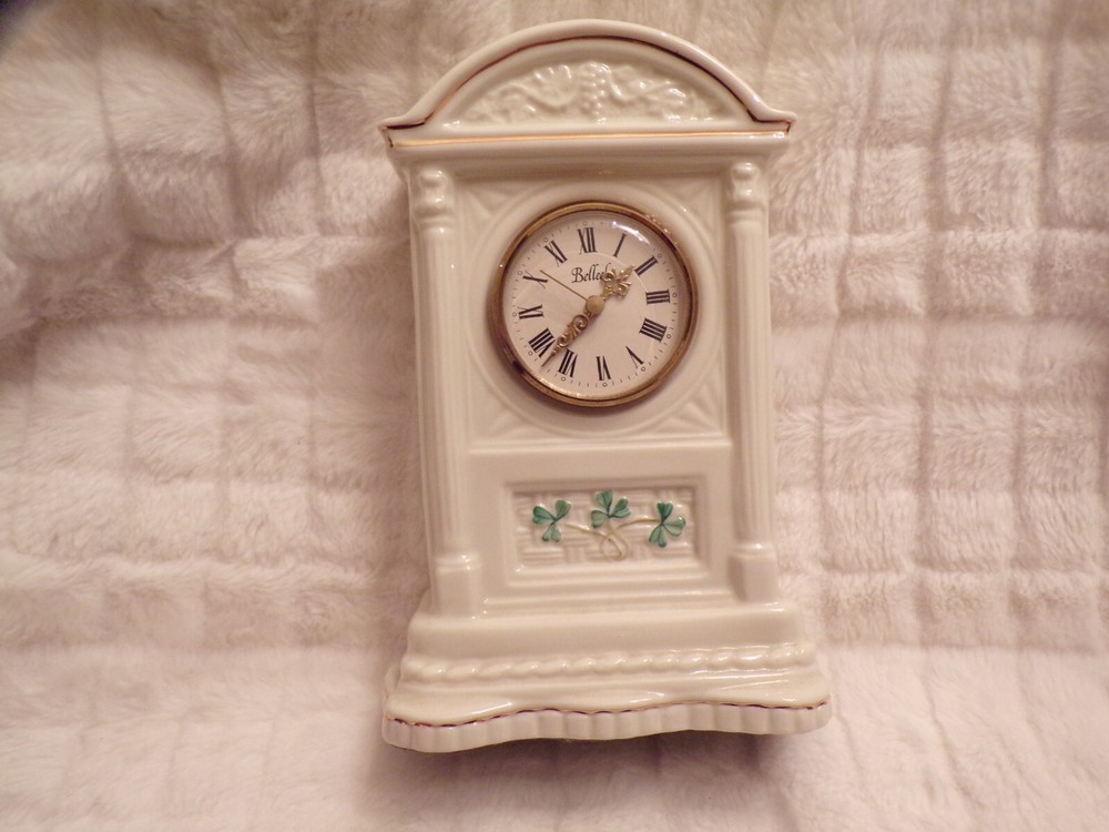 VTG Belleek Mantel Clock