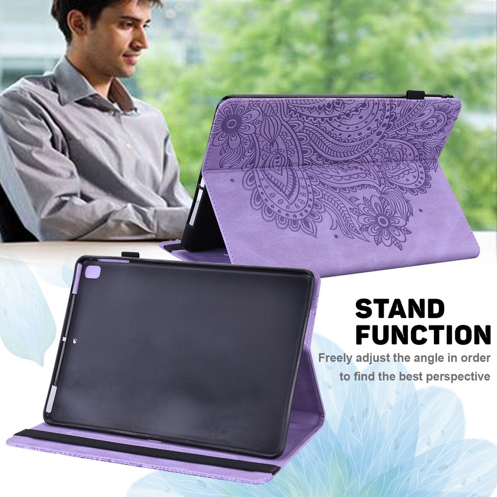 For Amazon Fire Max 11 Tablet Cover Case Embossed Luxury Leather Folding Stand