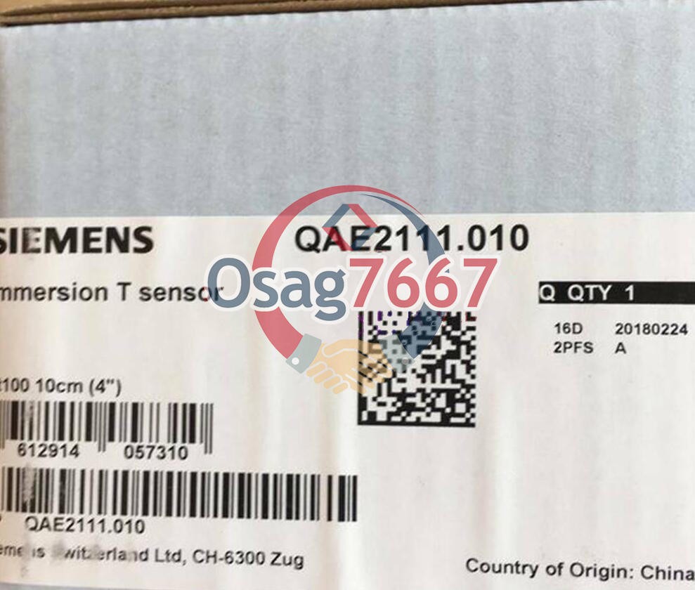 1PCS SIEMENS QAE2111.010 Immersion Temperature Sensor NEW