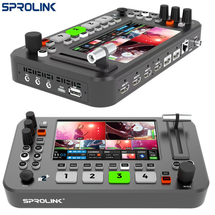SPROLINK NeoLIVE R2 Plus 5.5" Multifunctional Broadcast Switcher Live Streaming