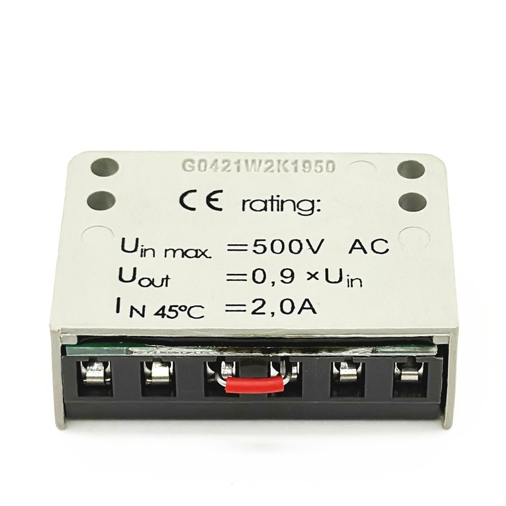 KEB 04.91.020-CE07 Uin max 500VAC 0,9*Uin 2,0A full-wave rectifier module