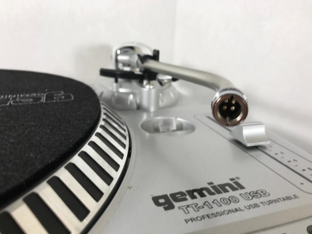 Gemini TT-1100 Professional USB Turntable *Missing Pieces* Belt Driven DJ Record