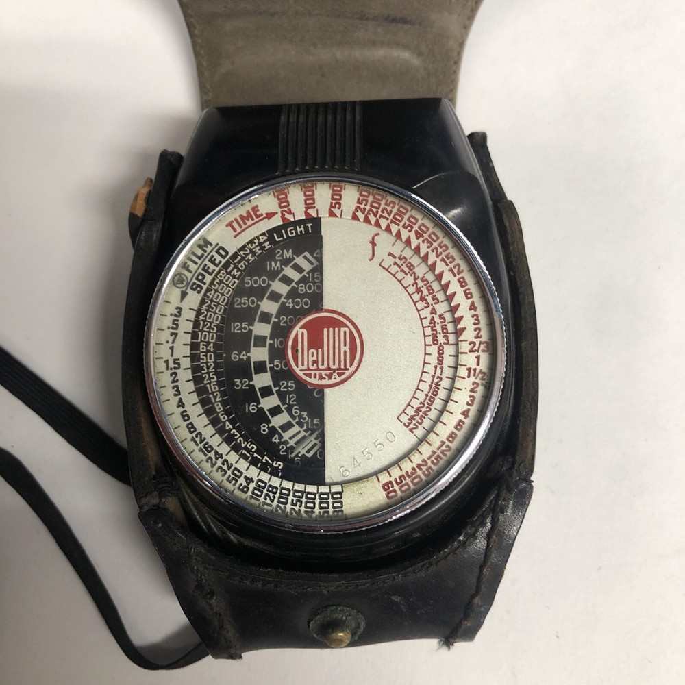 Vintage DeJUR Light Exposure Meter Model 40. Working.