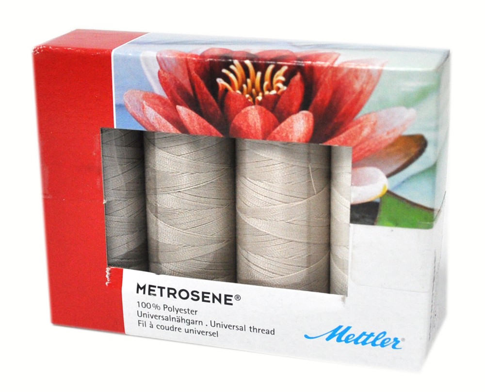 Mettler Metrosene 4 Spool Thread Set Beige
