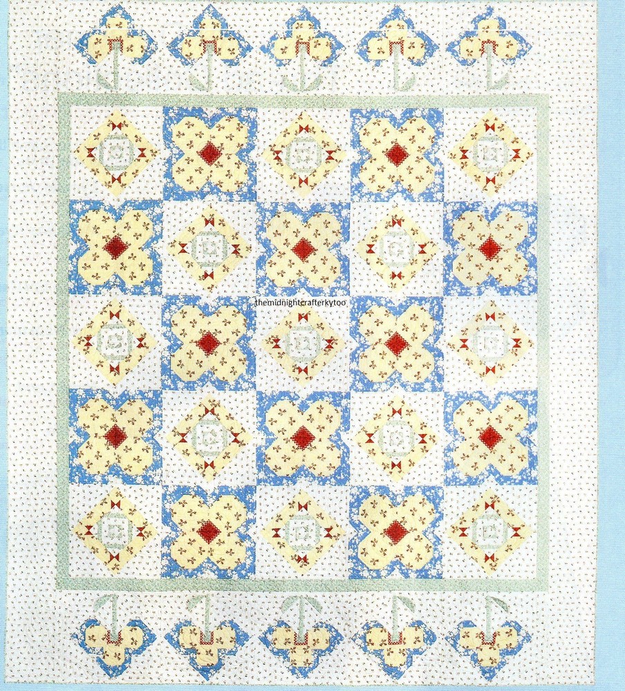 Cottage In May Quilt Pattern Pieced/Applique VO