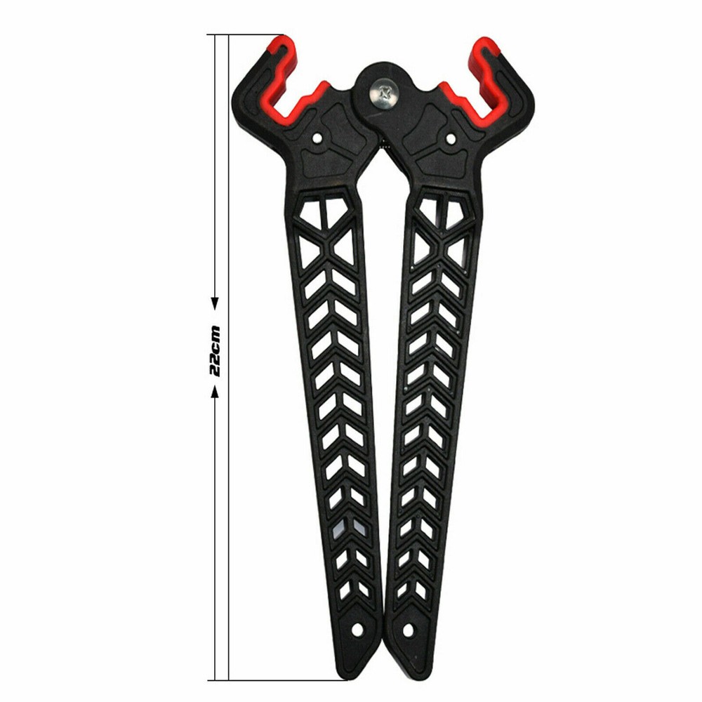 Compound Bow Stand Holder Bracket Kick Rack Archery Support Shoot Target Hunting