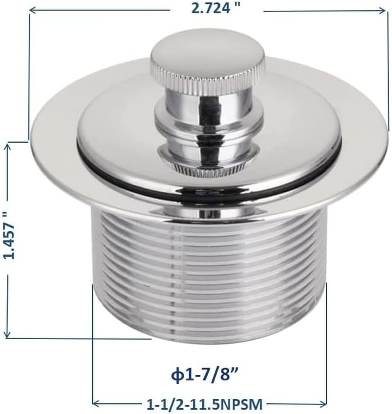 Bathtub Drain Strainer Kit 1-7/8" American Standard