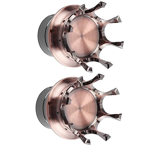 Crown Styling Front Fork Axle Shaft Nut Cover, Front Axle Nut Black Chrome