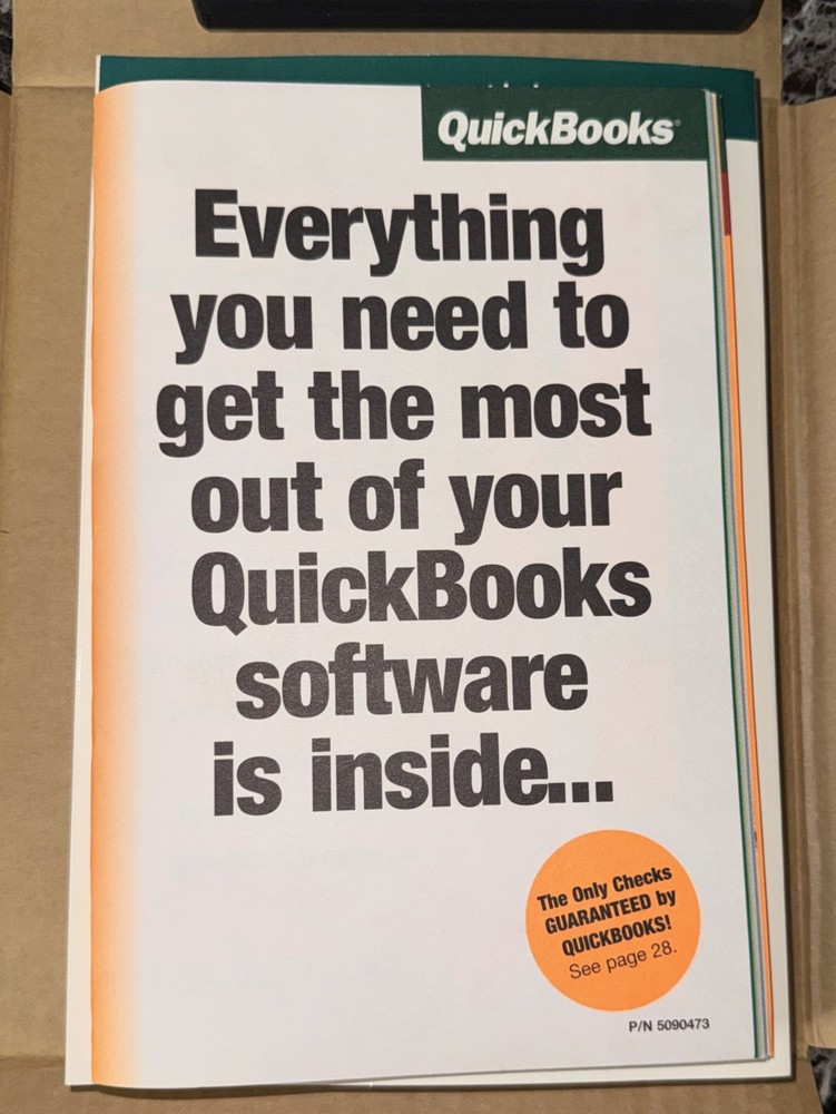 Intuit QuickBooks Basic Edition 2003 - Includes Box, Book, Disc, & Code