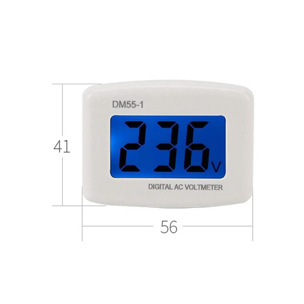 AC 80-300V LCD Digital Voltmeter -Type Volt Gauge Meter Q0S2