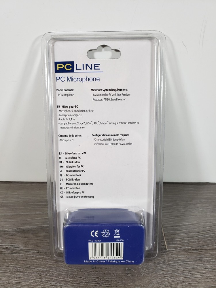 NEW PC Line Microphone Mic for Laptop PC Computer PCL-MIC1