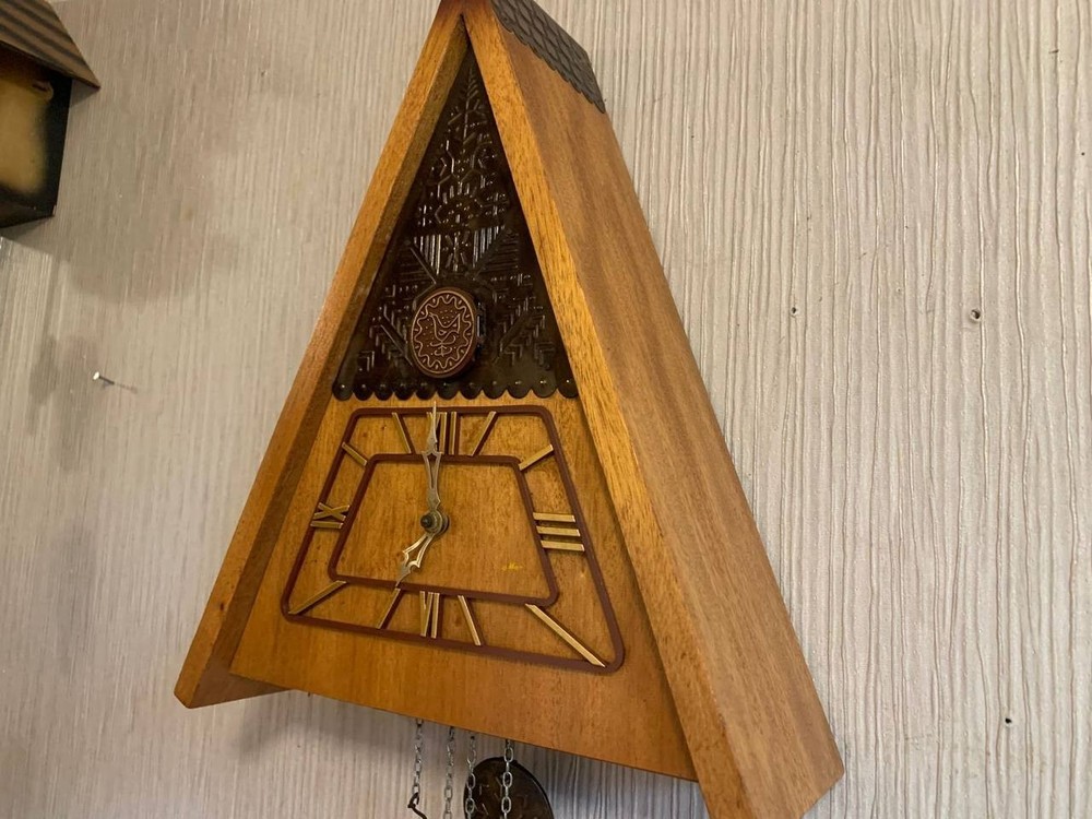 Soviet Vintage Cuckoo clock, USSR clock, Soviet working clock, Mechanical clock