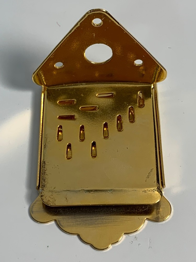 Mandolin Tailpiece 'A' Style Plain Gold Plated