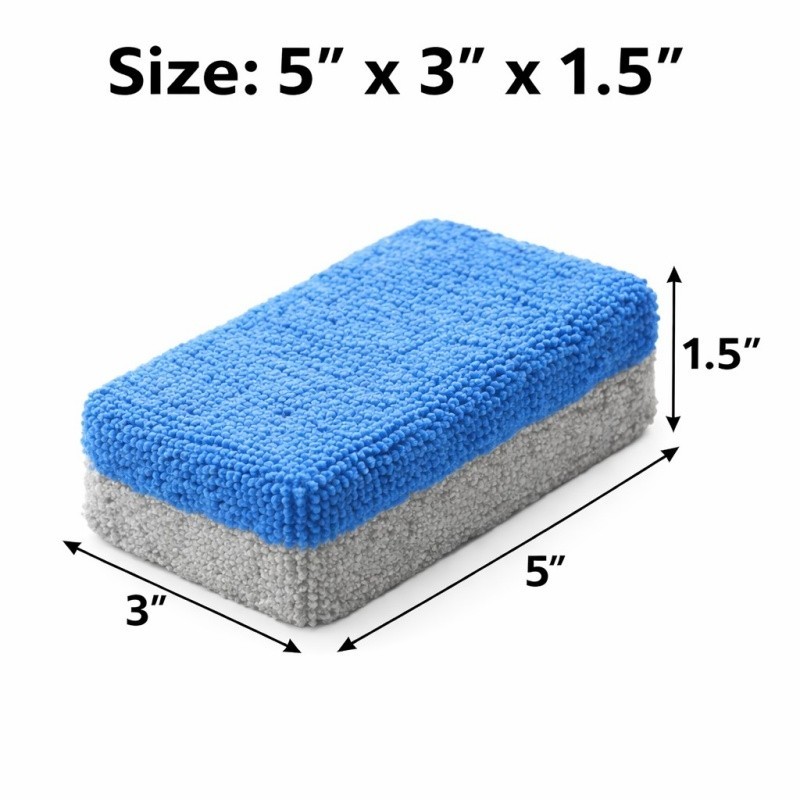 Ceramic Coating Applicator Pad 6 Pack Microfiber Car Wax Sponge