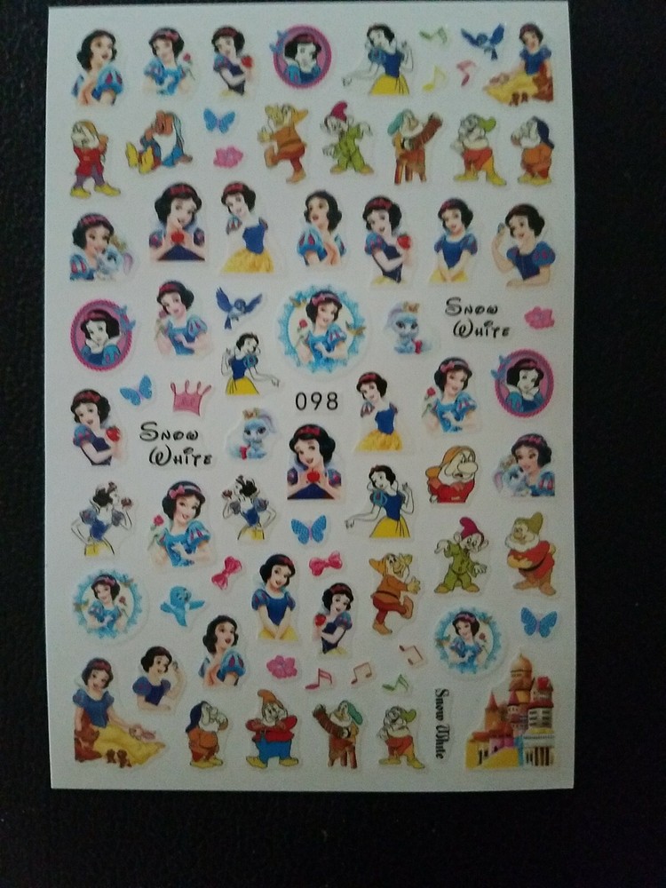 Snow White Nail Stickers