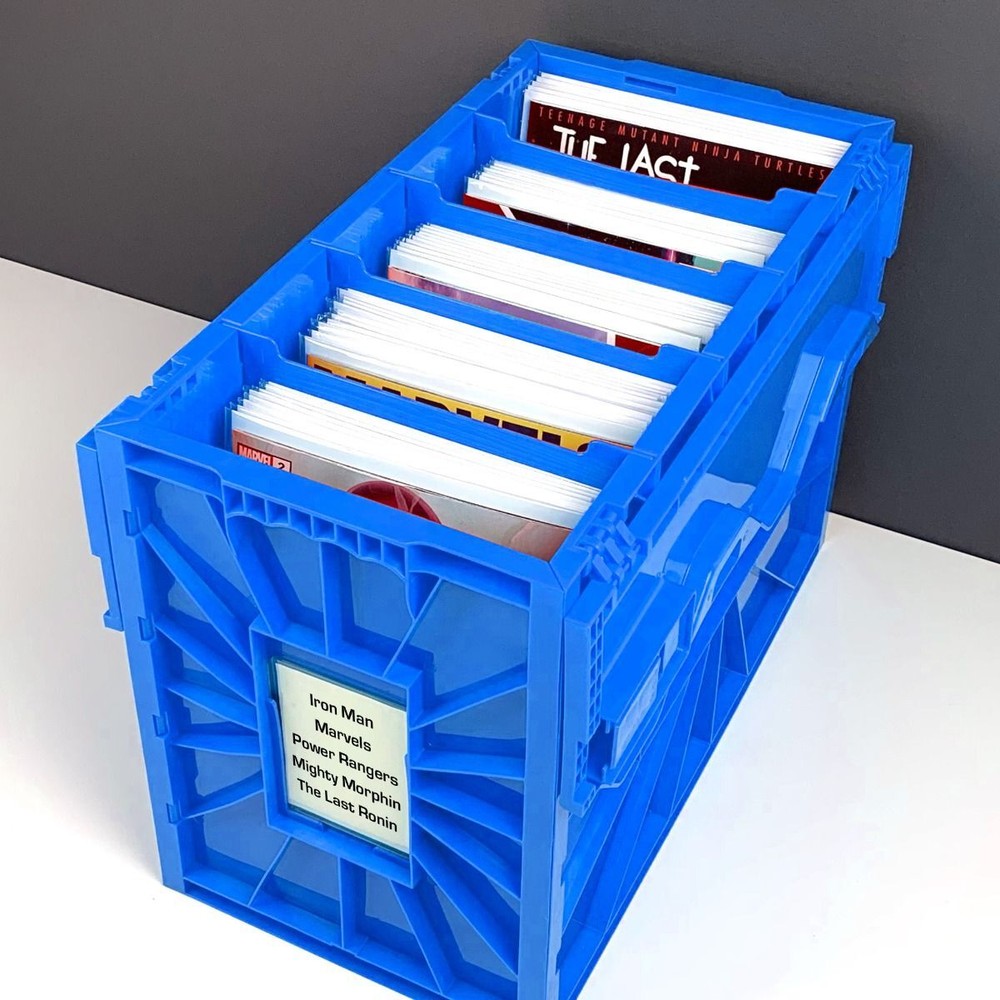 1 BCW Blue Plastic Short Comic Book Bin