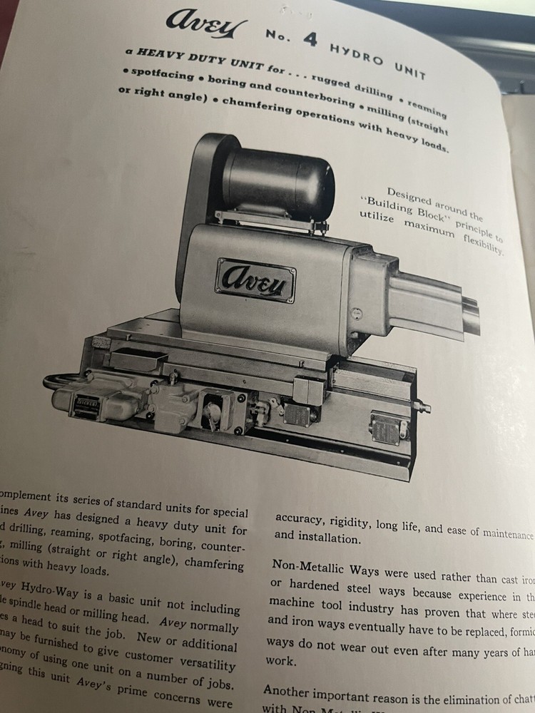 Avey No. 4 Hydro Unit Bulletin No. 357-A