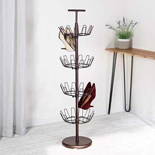 SHO-02221 Shoe Tree with Spinning Handle, 30 lbs Bronze 4-Tier