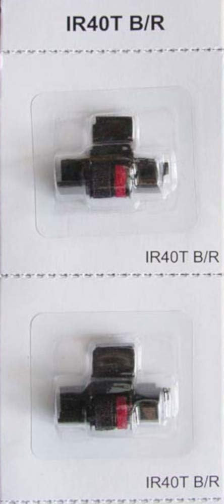 (3 Pack) Compatible/Replacement Calculator Ink Roller Black/Red IR-4