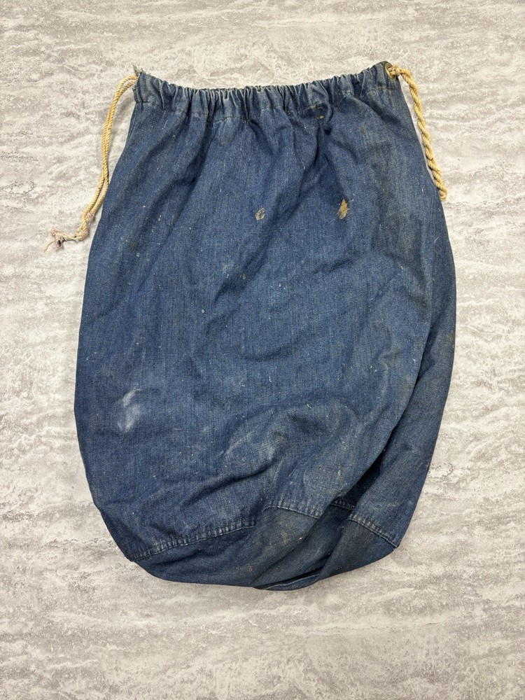 World War 2 Denim Laundry Bag