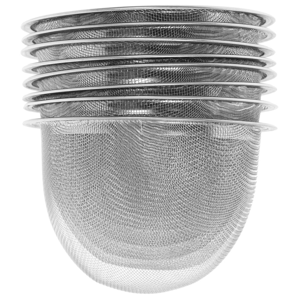 8 PCS Teapot Mesh Strainer Infuser Filter Replacement Stainless Steel Tea Pot
