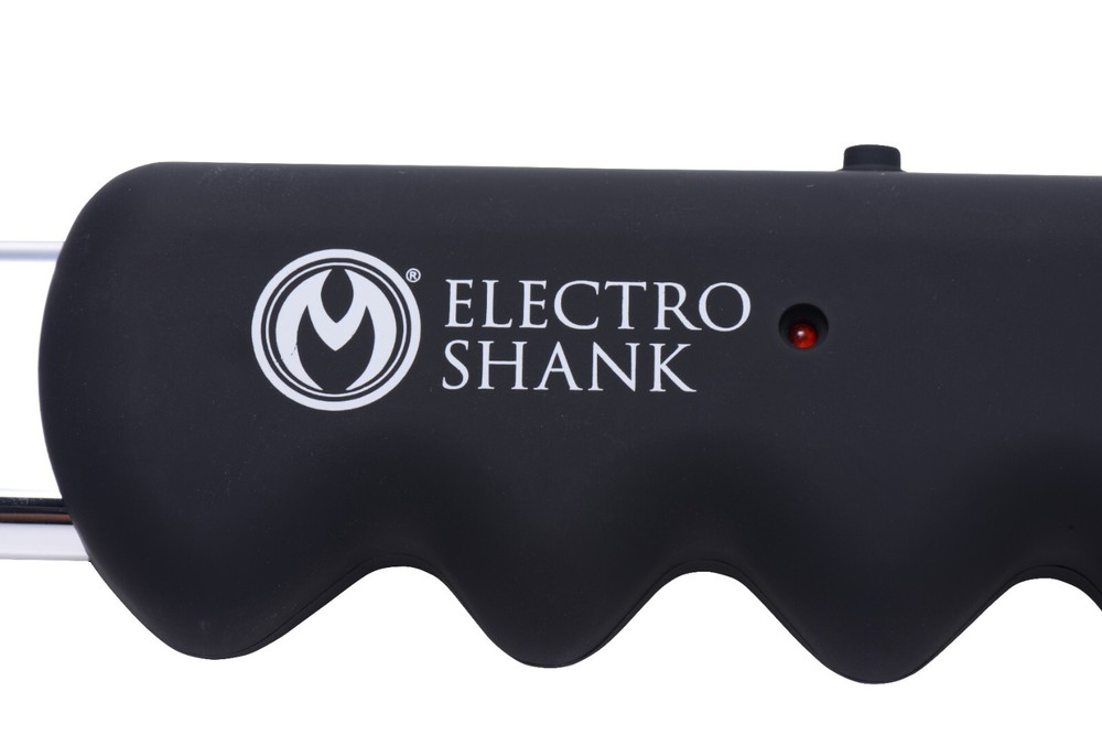 Master Series Shank Estim Shock Blade With Handle Silver And Black