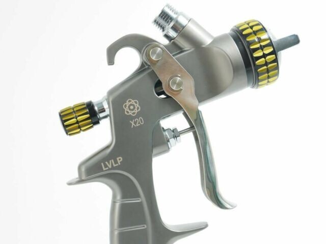 ATOM X20 LVLP Auto Paint Spray Gun – Gravity Feed Kit + GunBudd