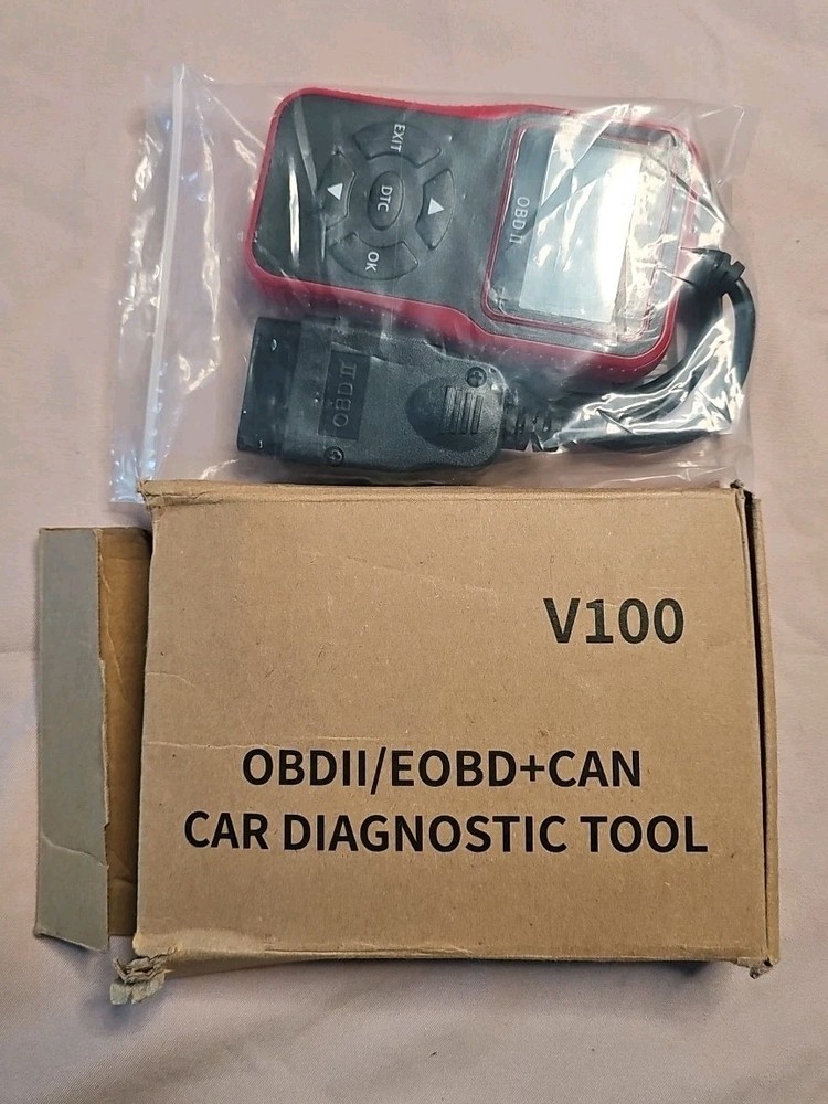 V100 OBD2 Diagnostic Diagnostic Tool Tool, Code Reader, Engine Light Black