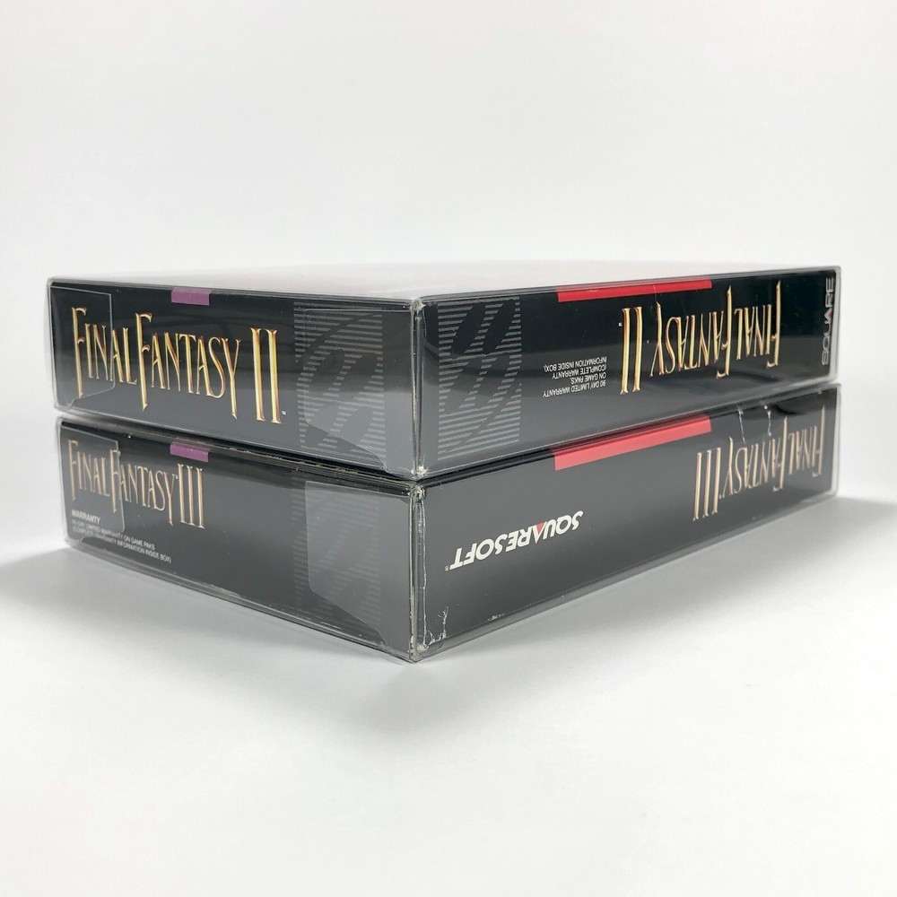 50 SNES Clear Plastic Box Protector Sleeve Case for Complete CIB Games