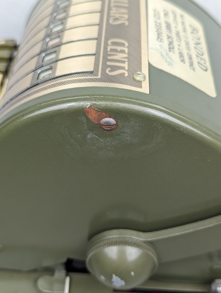 Paymaster - Check Writing Machine - Avocado Green - Vintage