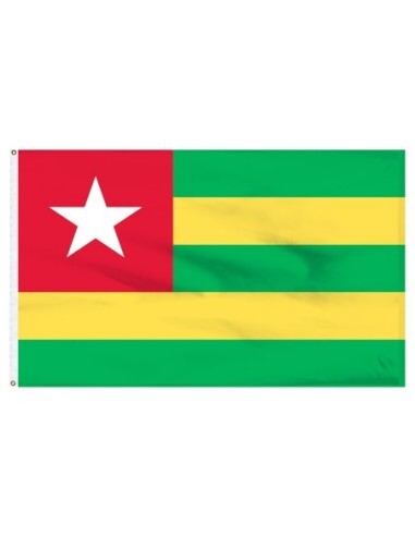 Togo 2' x 3' Indoor Polyester Flag