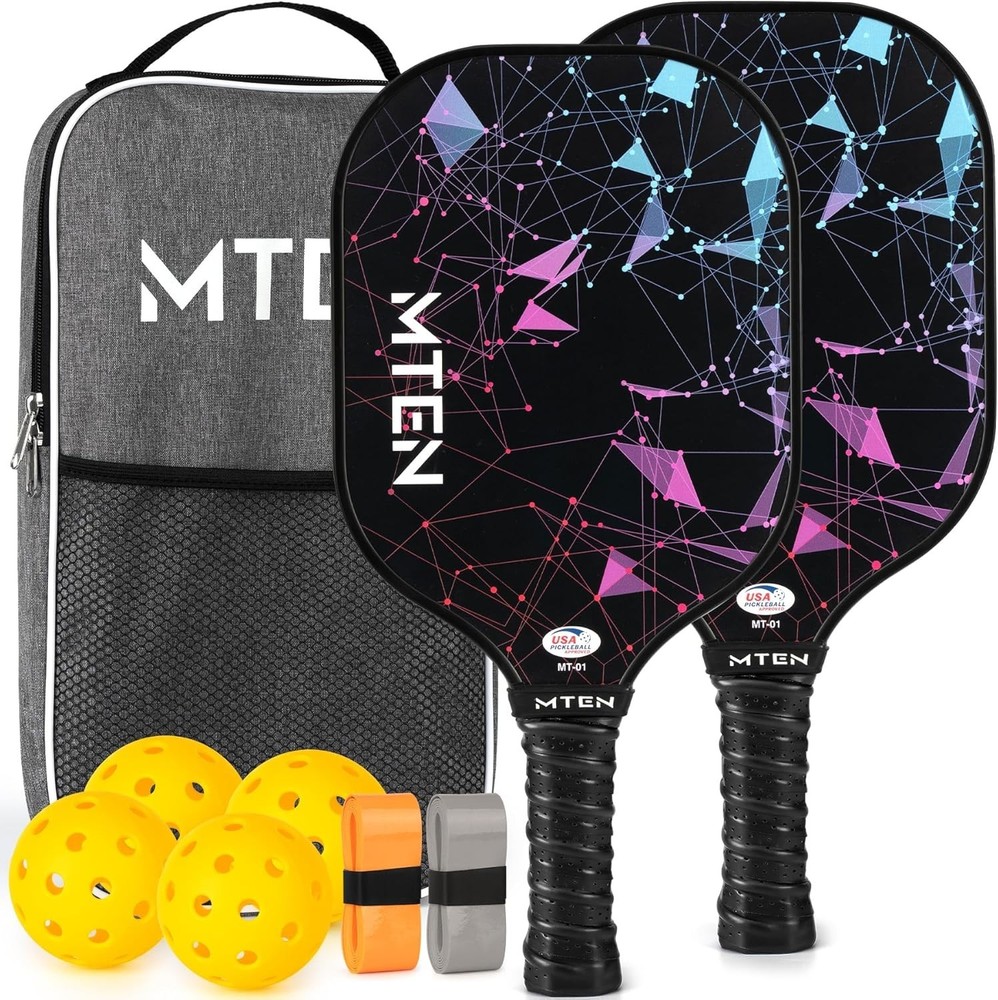 Quality Pickleball Rackets with Fiberglass Surface