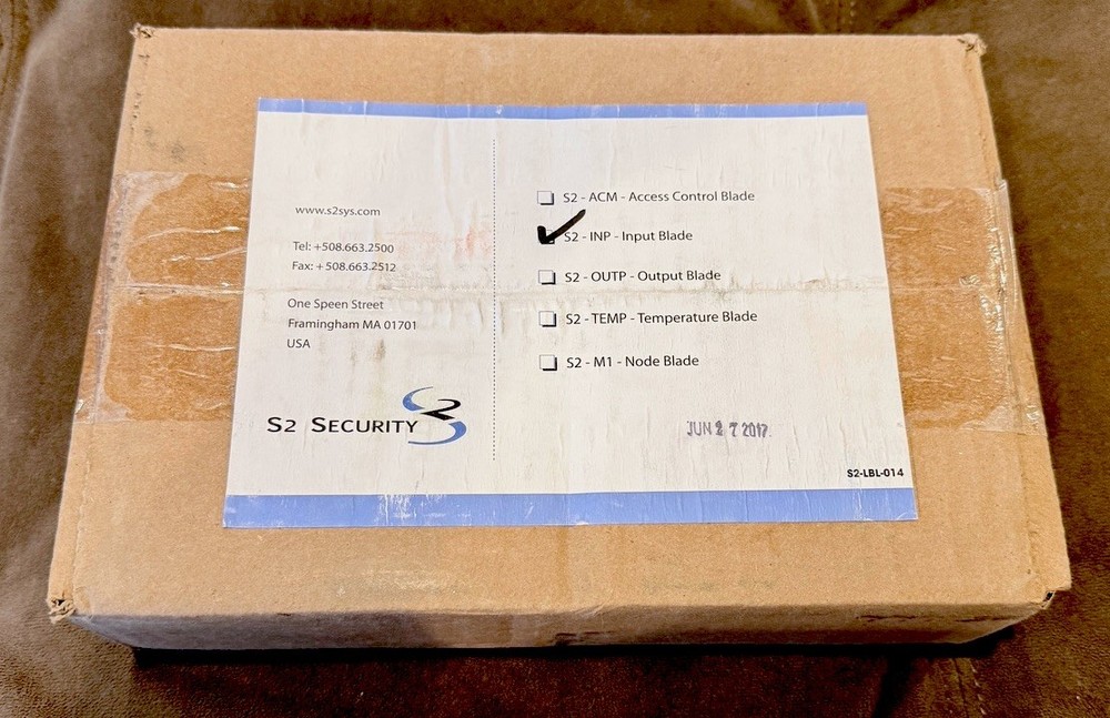 NEW Lenel S2 INP Input Blade S2-INP - Input Blade
