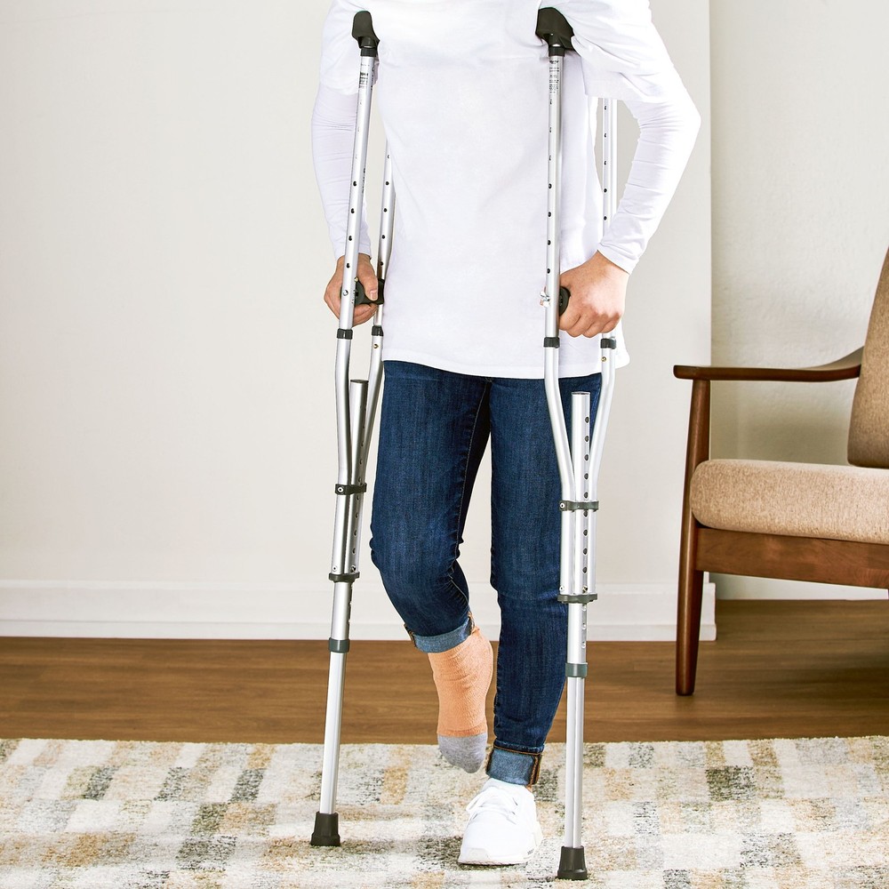 Equate Universal Crutches – Adjustable Walking Support for Adults