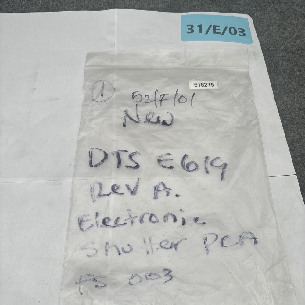 DTA E619 Rev A Electronic Shutter PCA FS-003 New