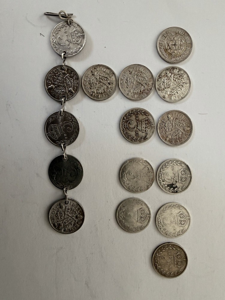 16 Silver 3 Pence’s