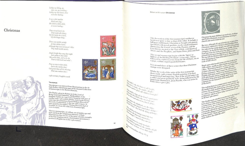 Great Britain in Miniature Stamp Collection Post Office Book