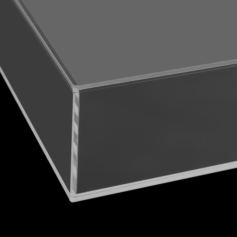 Flag Display Case Clear Acrylic Flag Box Triangle Holder for Table Wall Mounted